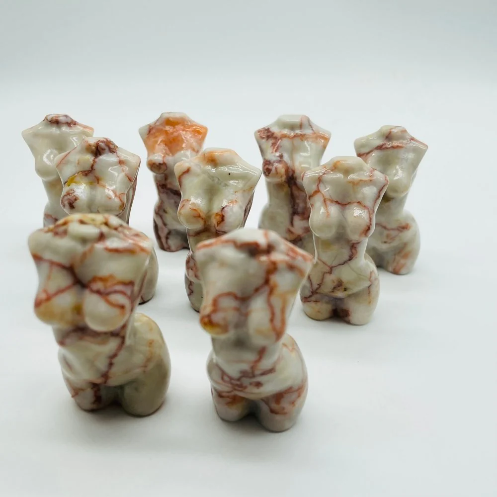 Red Line Stone Marble Goddess Carving Wholesale - Image 3