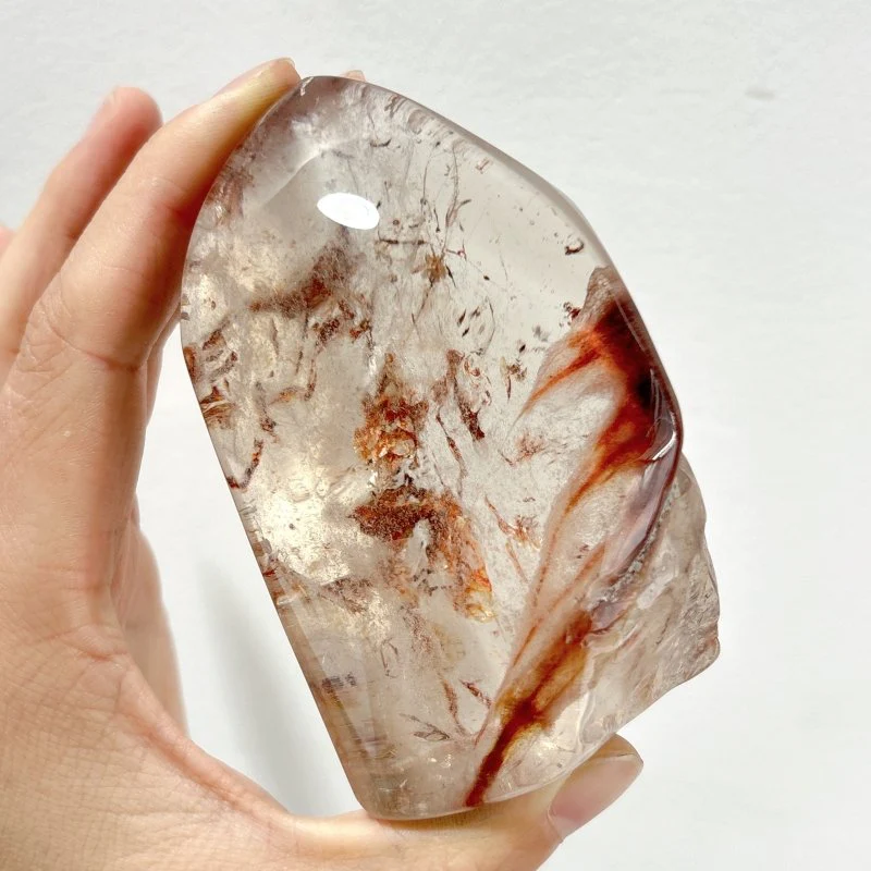 Beautiful Red Rabbit Hair Rutile Free Form - Image 2