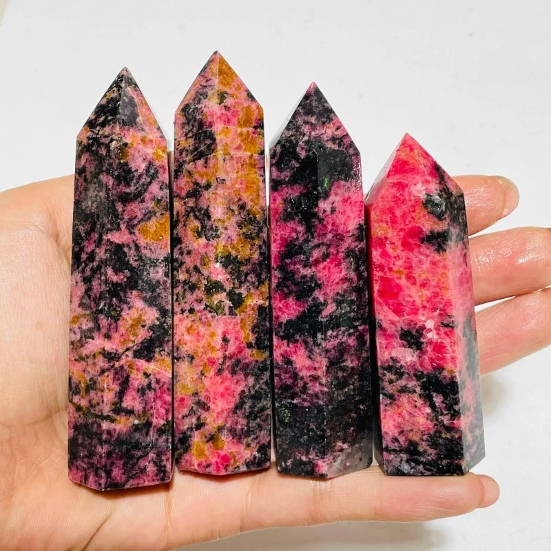 Red Rhodonite Points Tower Wholesale - Image 3