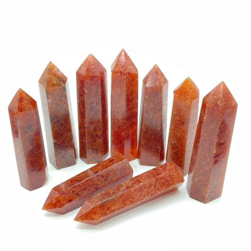 Red Strawberry Quartz Tower Points Wholesale - Image 2