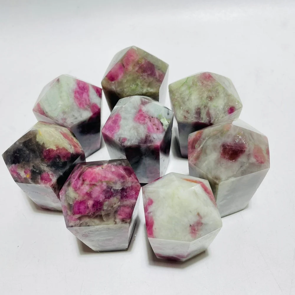 Red Pink Tourmaline CupCake Shape Tower Points Wholesale - Image 3