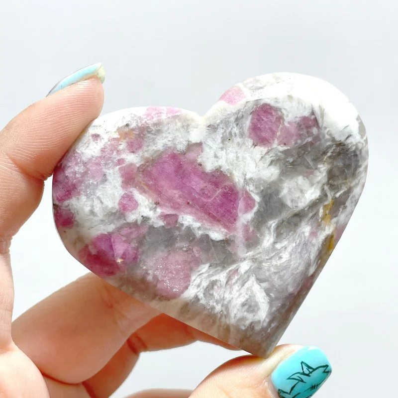 High Quality Red Tourmaline Heart Wholesale