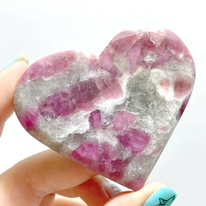 High Quality Red Tourmaline Heart Wholesale - Image 2
