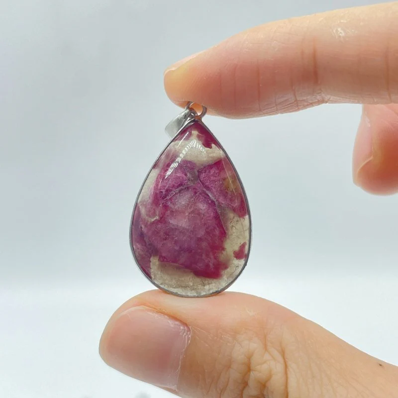 43 Pieces Red Tourmaline Different Shape Pendant