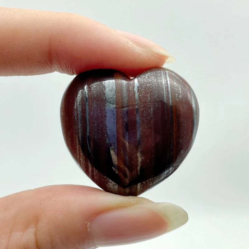 Red&Yellow Tiger Eye Mixed Iron Heart Wholesale