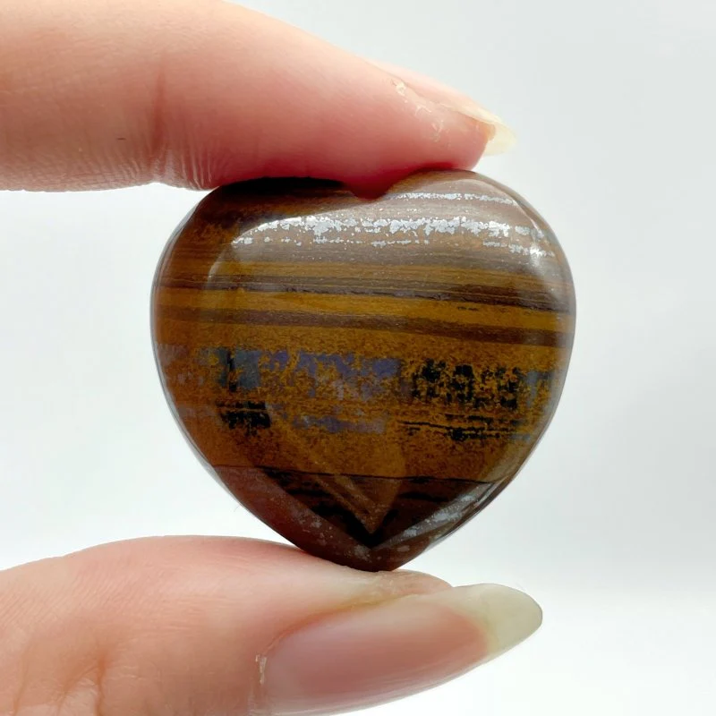 Red&Yellow Tiger Eye Mixed Iron Heart Wholesale - Image 3