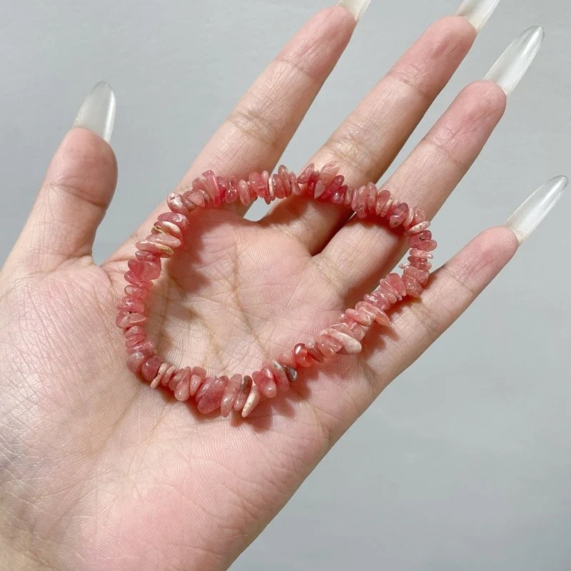 Rhodochrosite Chips Bracelet Wholesale - Image 4
