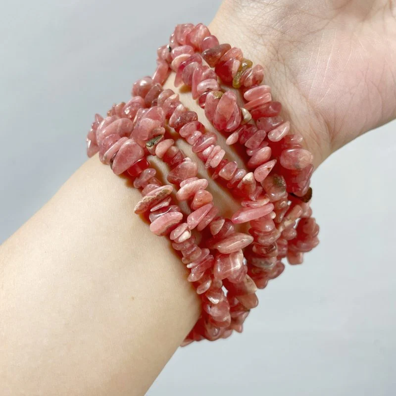 Rhodochrosite Chips Bracelet Wholesale - Image 5