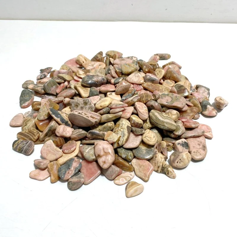 Rhodochrosite Gravel Chips Mixed Size Wholesale