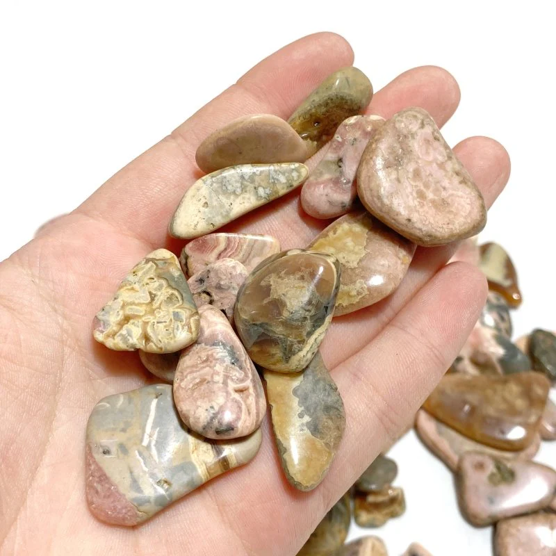 Rhodochrosite Gravel Chips Mixed Size Wholesale - Image 2