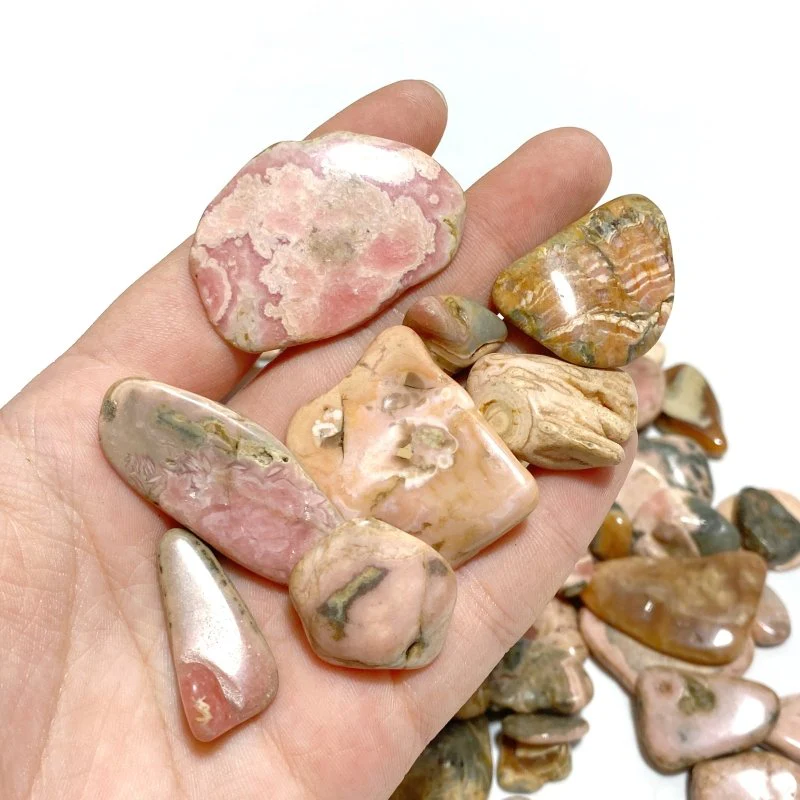 Rhodochrosite Gravel Chips Mixed Size Wholesale - Image 3