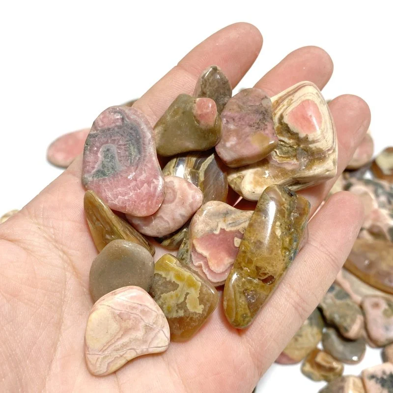 Rhodochrosite Gravel Chips Mixed Size Wholesale - Image 4