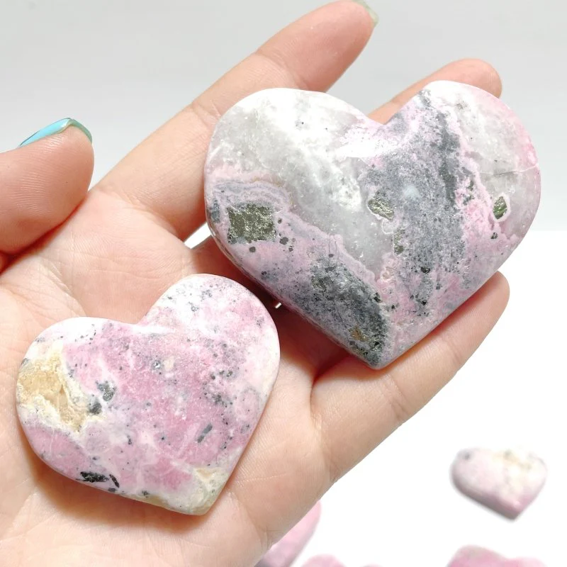 Peru Rhodonite Heart Wholesale - Image 3