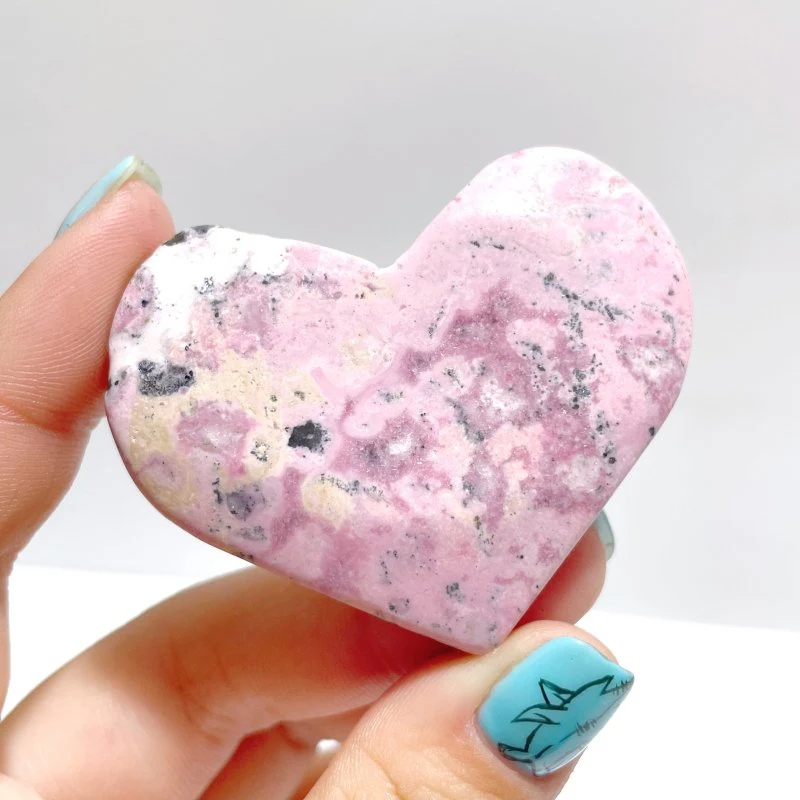 Peru Rhodonite Heart Wholesale - Image 4