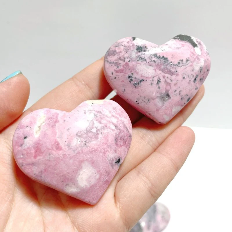 Peru Rhodonite Heart Wholesale - Image 5
