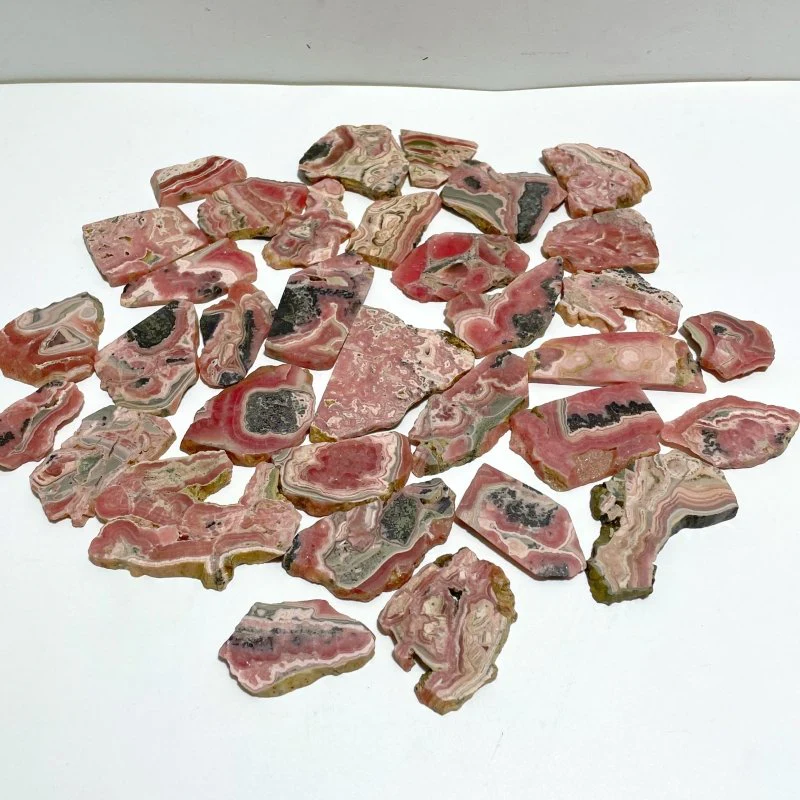 34 Pieces Rhodochrosite Slab