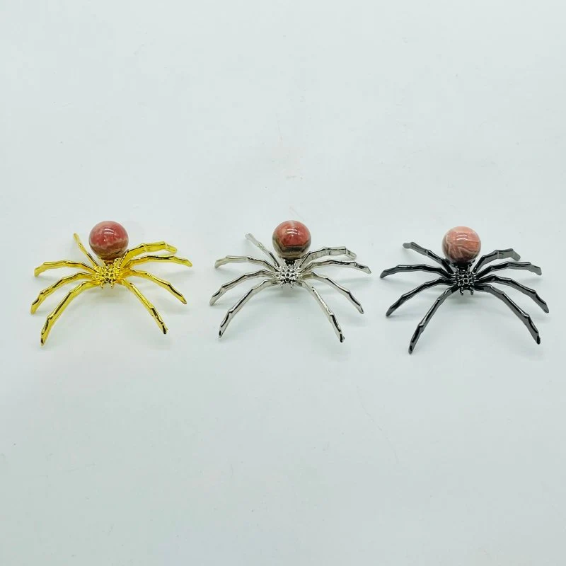 Rhodochrosite Sphere Spider Wholesale