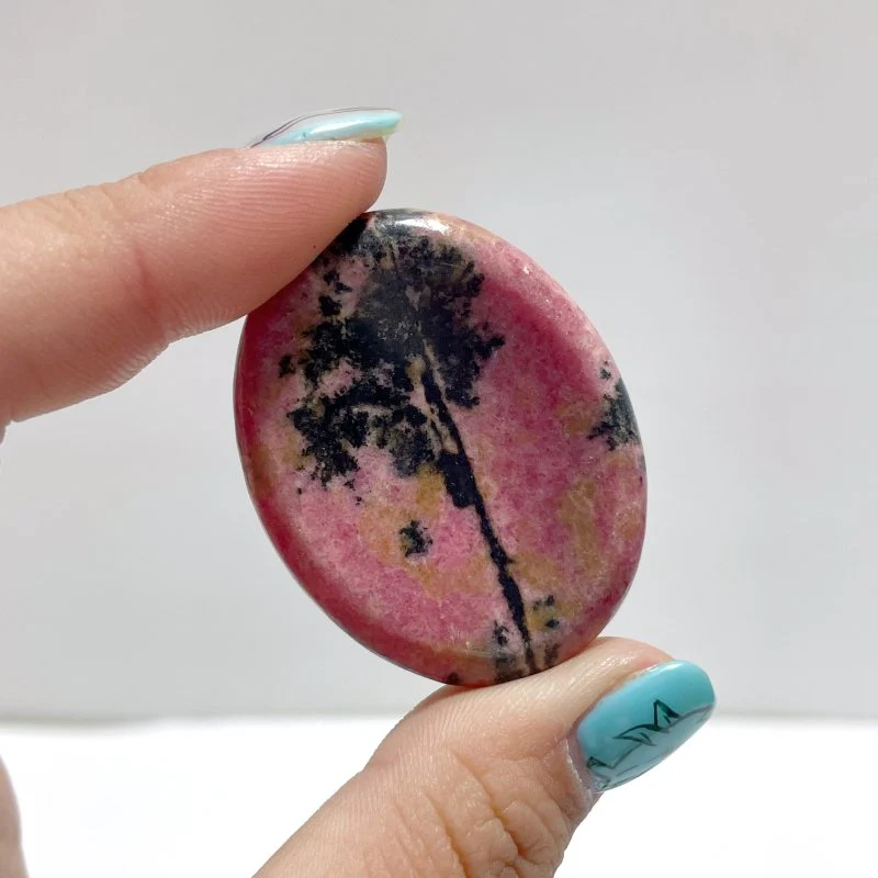 Rhodonite Worry Stone Wholesale - Image 5