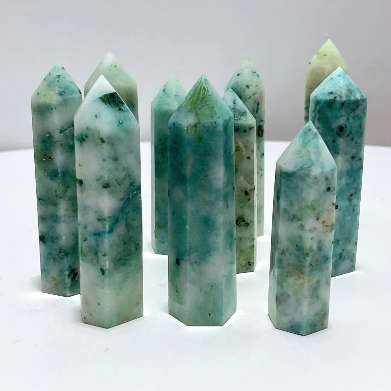 Robin Egg Blue Jasper Tower Points Wholesale - Image 2