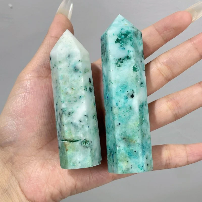 Robin Egg Blue Jasper Tower Points Wholesale - Image 4