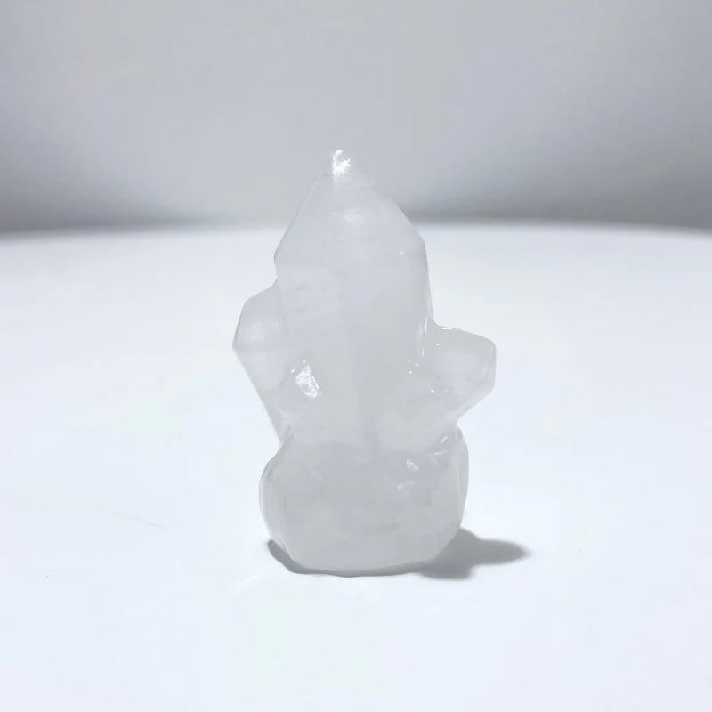 9 Types Crystal Cluster Rocket Shaped Carving Wholesale Pink Opal Obsidian - Image 6