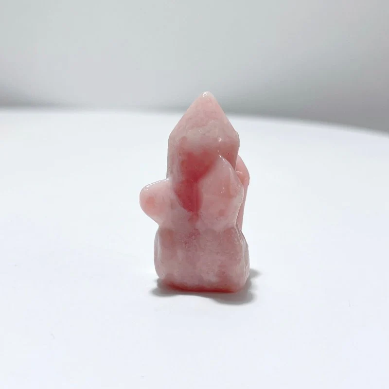 9 Types Crystal Cluster Rocket Shaped Carving Wholesale Pink Opal Obsidian - Image 8