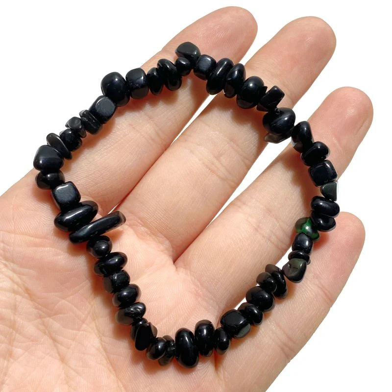 Rose Quartz | Chevron amethyst | Obsidian Chip Bracelets Wholesale - Image 6