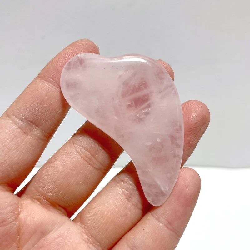 Rose Quartz Gua Sha Facial Tool For SPA Wholesale