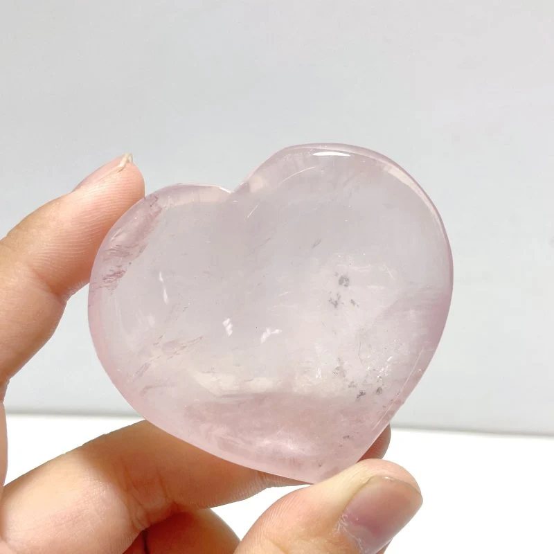 High Quality Rose Quartz Heart Shape Bowl Wholesale - Image 3