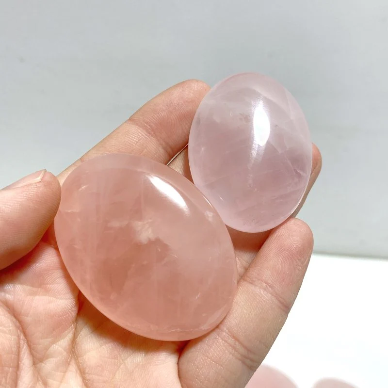Rose Quartz Palm Crystal Wholesale - Image 6