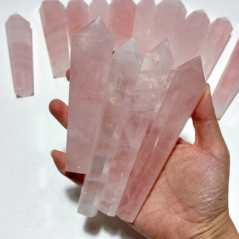 Rose Quartz Scepter Magic Wand Wholesale - Image 4