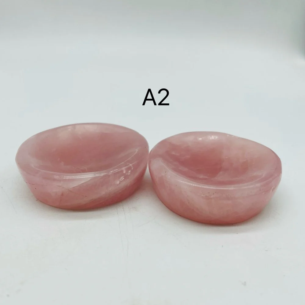 Rose Quartz Shallow Bowl Wholesale - Image 4