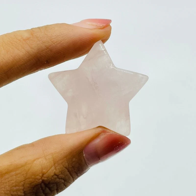 Rose Quartz Star Moon Crystal Wholesale - Image 4