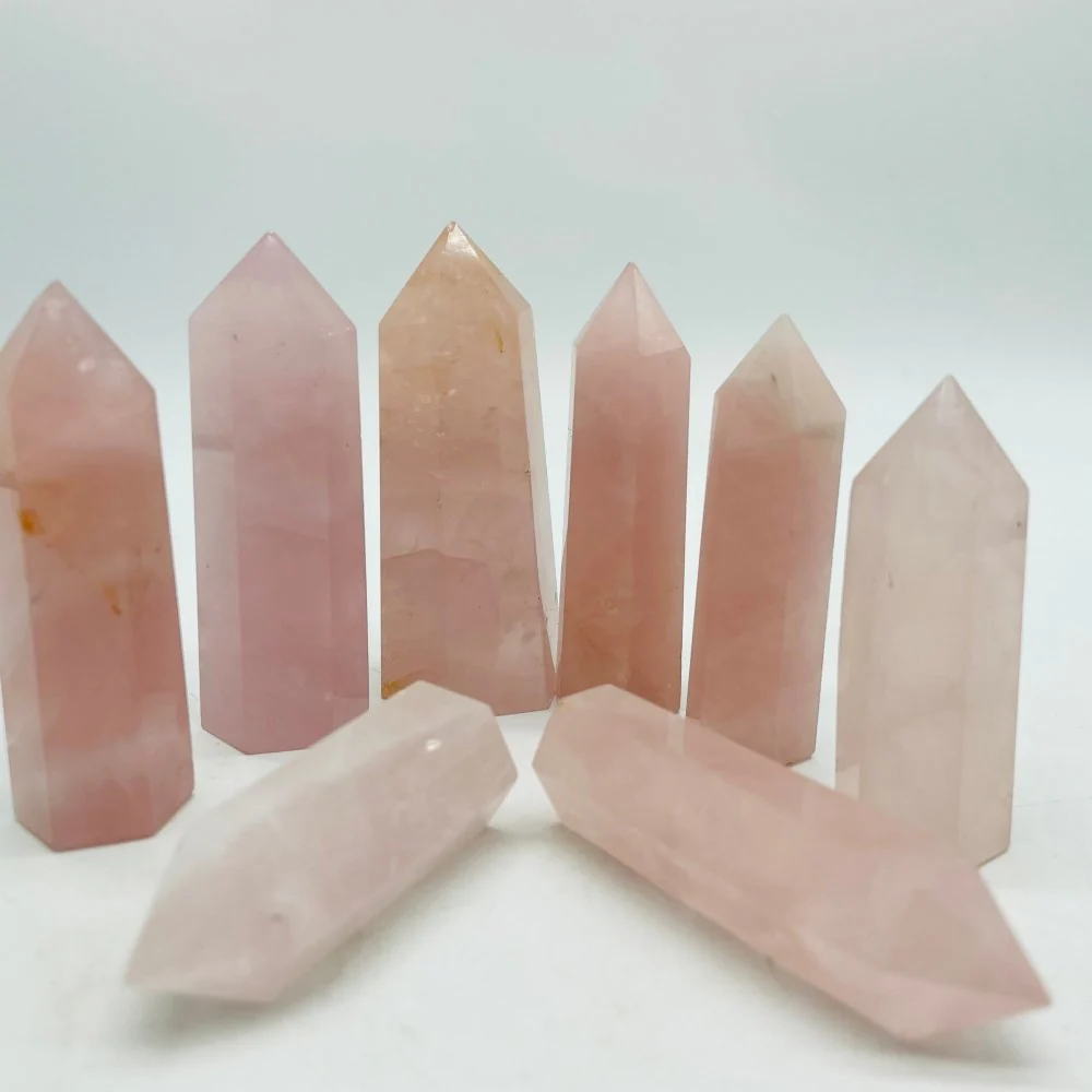 Rose Quartz Tower 1kg(2.2lbs) Wholesale - Image 4