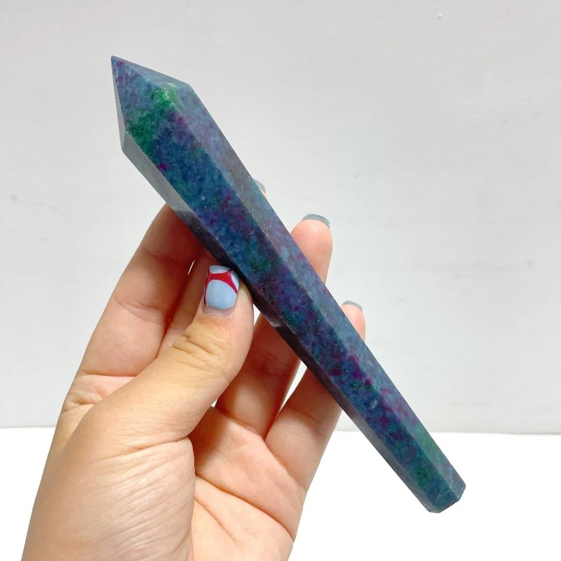 Ruby in Kyanite Point Magic Scepter Wand Wholesale(UV-Reactive) - Image 2