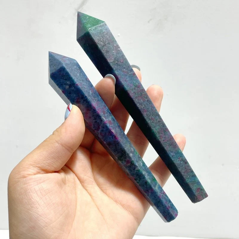 Ruby in Kyanite Point Magic Scepter Wand Wholesale(UV-Reactive) - Image 3