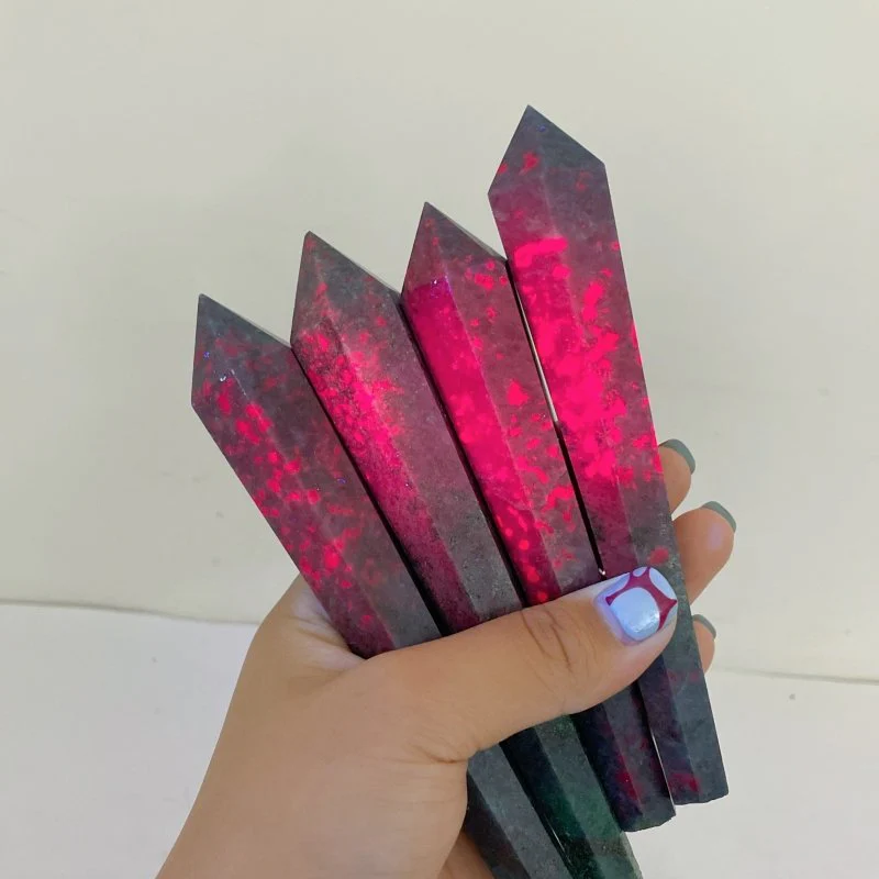 Ruby in Kyanite Point Magic Scepter Wand Wholesale(UV-Reactive) - Image 5