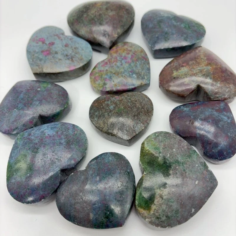 Ruby In Kyanite Stone Heart Wholesale - Image 4