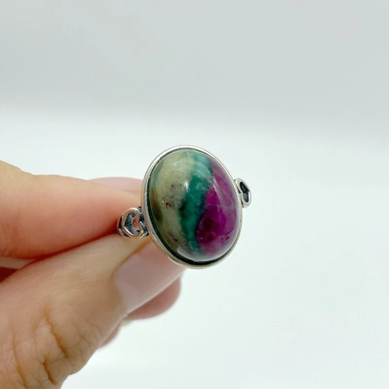 10 Pieces S925 Different Styles Ruby In Kyanite Ring - Image 3