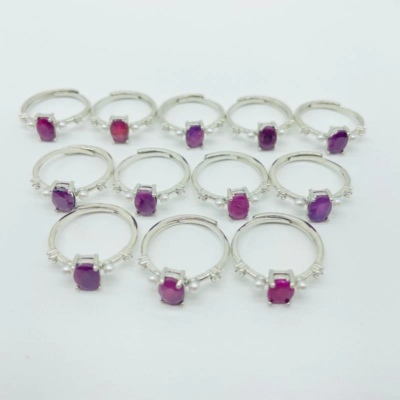 Ruby Ring Cut Faceted Stone Wholesale - Image 3