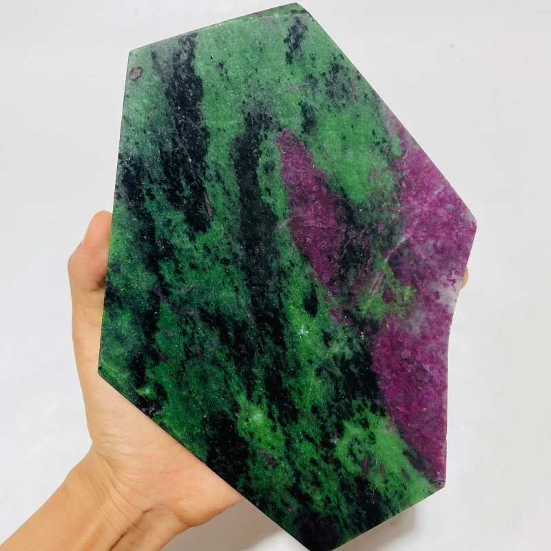 2 Pieces Large Ruby Zoisite Free Form - Image 2