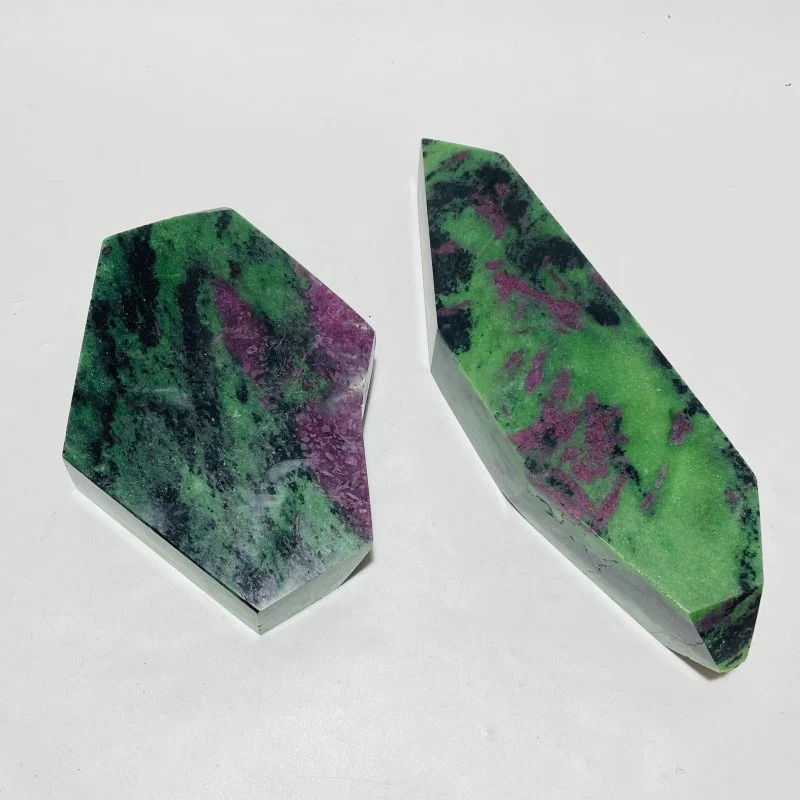 2 Pieces Large Ruby Zoisite Free Form - Image 3