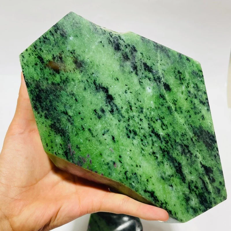 2 Pieces Large Ruby Zoisite Free Form - Image 8