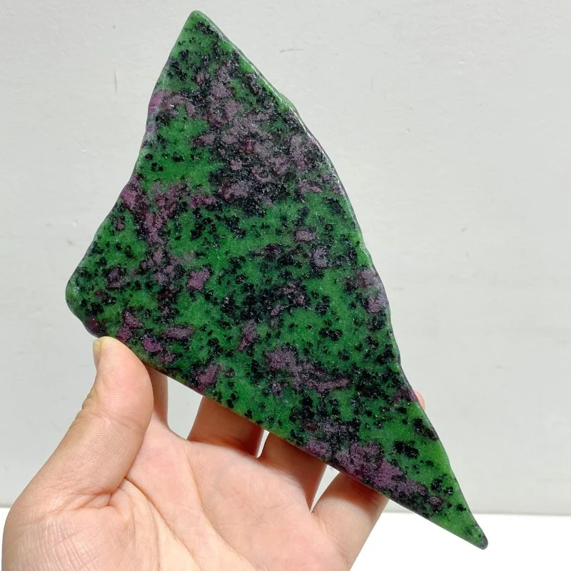 2 Pairs Ruby Zoisite Slab Wing With Stand - Image 4