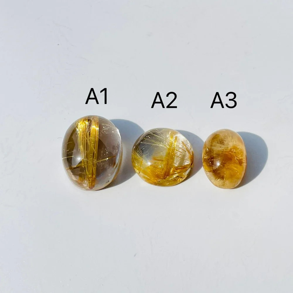 Rutile Crystal Cabochon Stone For Jewelry Making DIY Pendant - Image 2