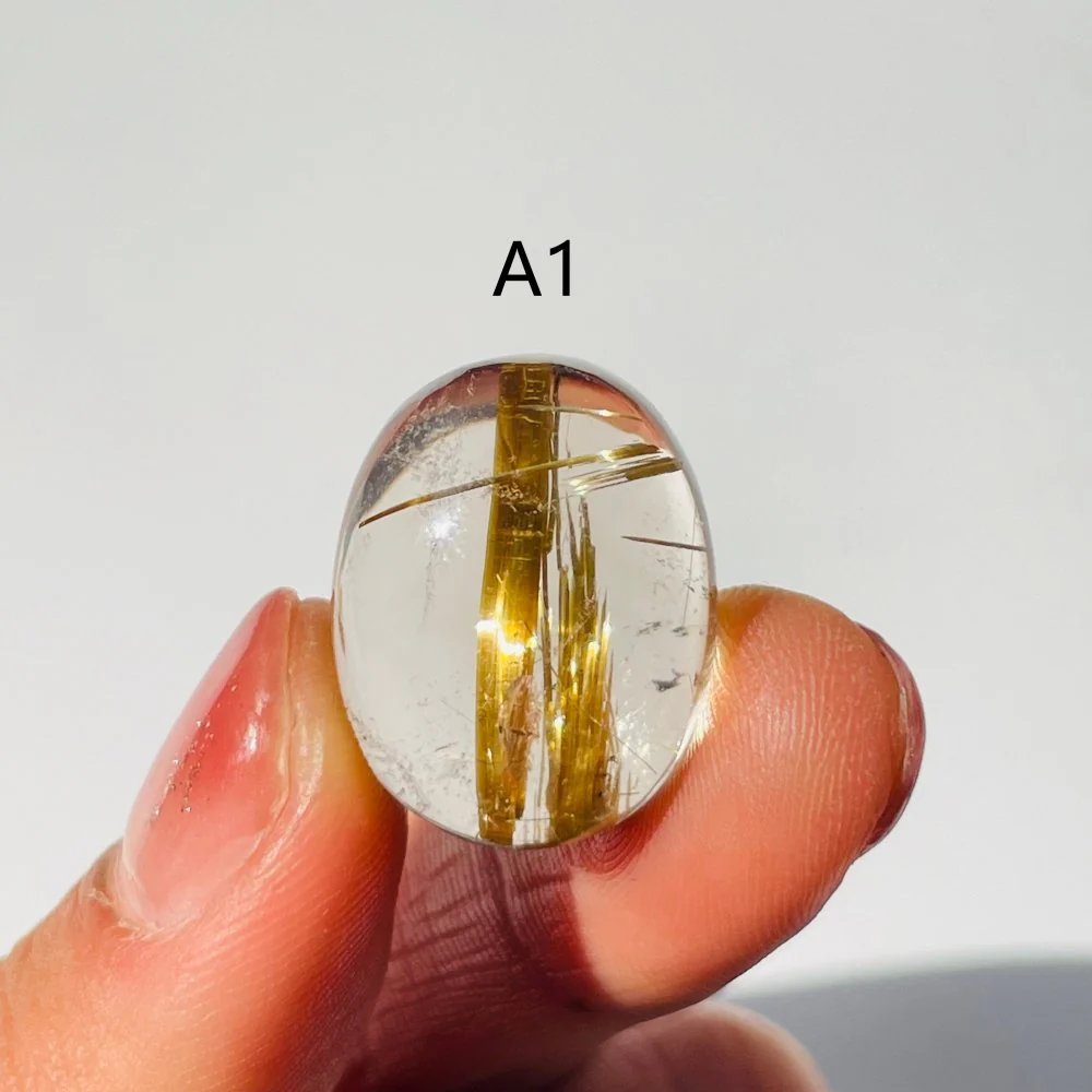Rutile Crystal Cabochon Stone For Jewelry Making DIY Pendant - Image 3