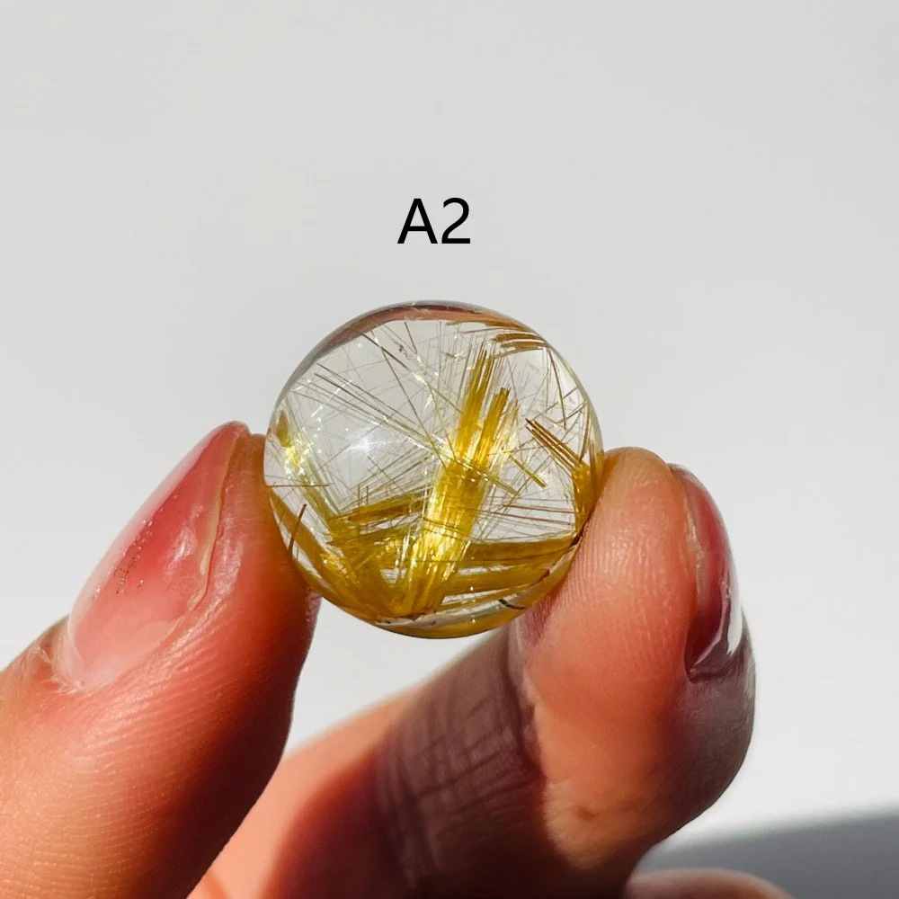 Rutile Crystal Cabochon Stone For Jewelry Making DIY Pendant - Image 4