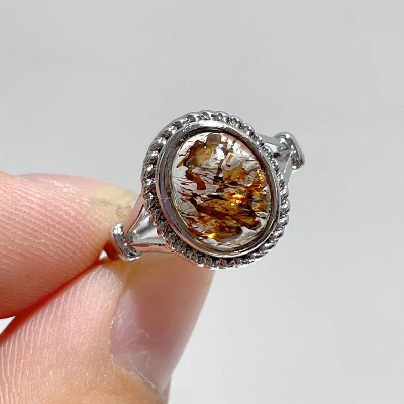 Rutile Quartz Crystal Ring Wholesale - Image 4