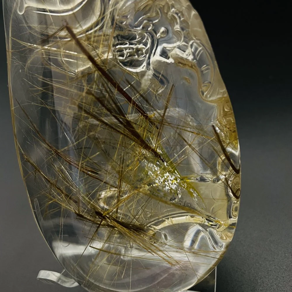 Rutile Quartz Guanyin Quan Yin - Image 4