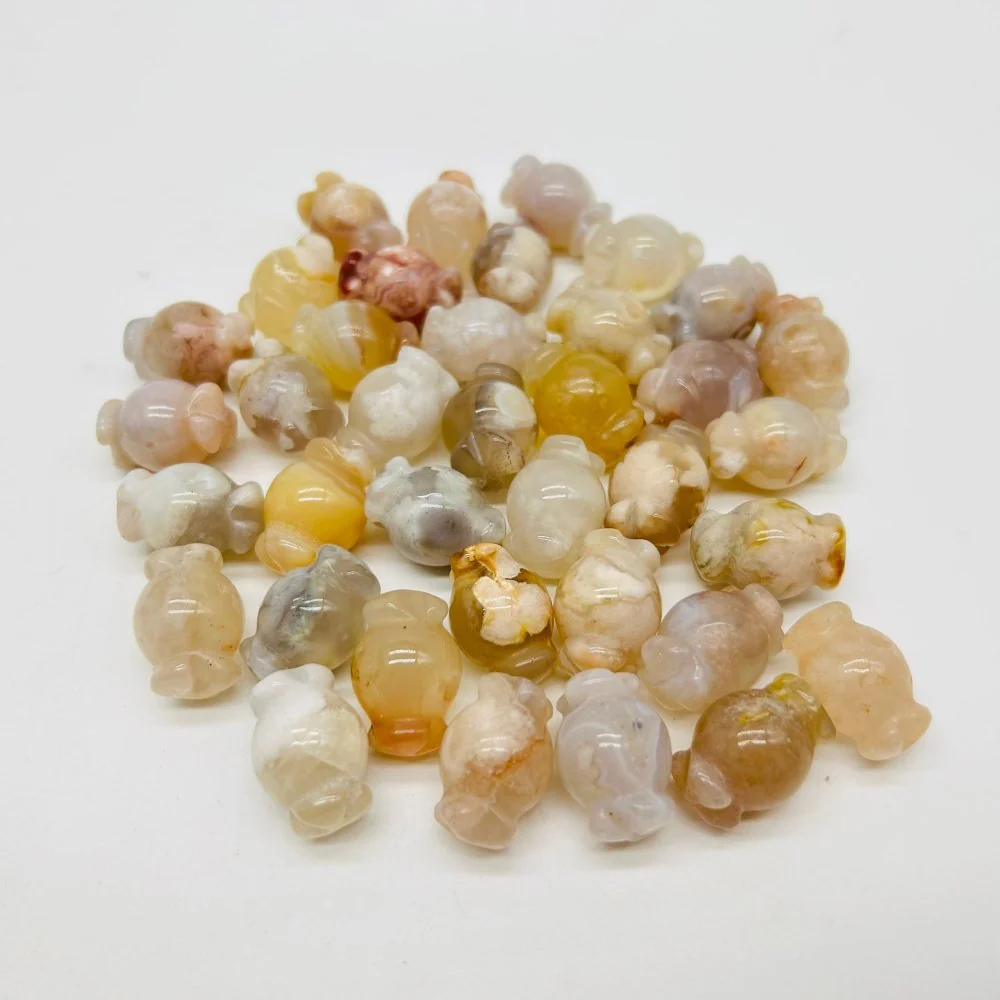 Sakura Flower Agate Candy Carving Wholesale - Image 3